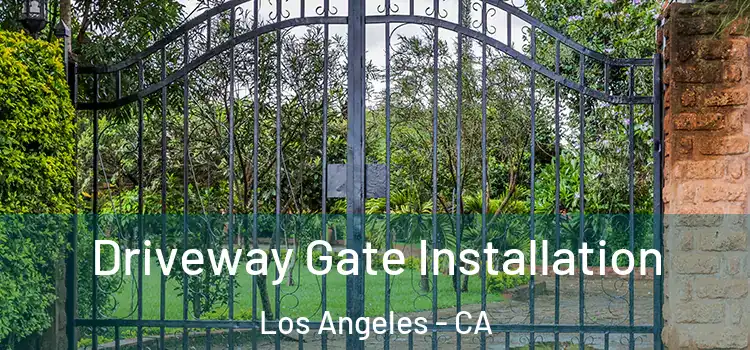 Driveway Gate Installation Los Angeles - CA