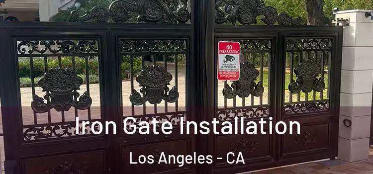 Iron Gate Installation Los Angeles - CA